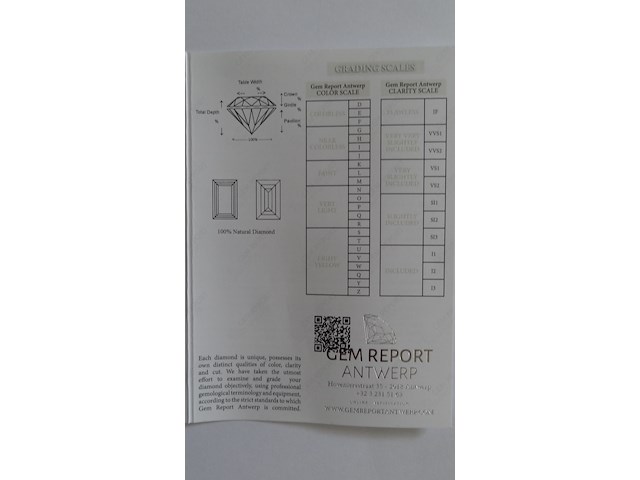 Natural diamond | 0.82ct - afbeelding 6 van  6