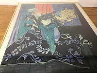 Nature morte aux iris, arums et mimosas - afbeelding 3 van  5