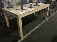 Naturel eetkamertafel 160cm - afbeelding 2 van  4