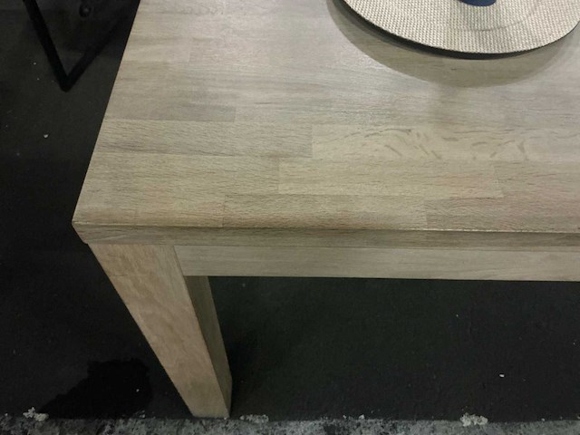 Naturel eetkamertafel 160cm - afbeelding 3 van  4