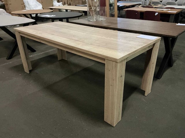 Naturel eetkamertafel 200cm - afbeelding 1 van  5