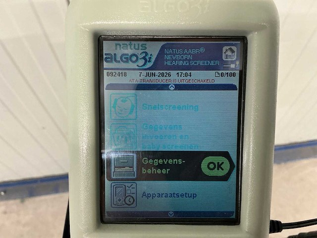 Natus - algoritme 3i - newborn hearing screener - afbeelding 3 van  4