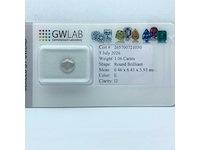 Natuurlijke diamant van 1,06 karaat - afbeelding 3 van  5