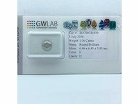 Natuurlijke diamant van 1,06 karaat - afbeelding 3 van  5