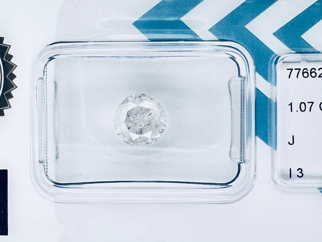 Natuurlijke diamant van 1,07 karaat - afbeelding 1 van  6