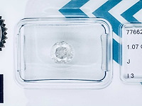 Natuurlijke diamant van 1,07 karaat - afbeelding 1 van  6