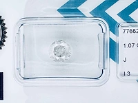 Natuurlijke diamant van 1,07 karaat