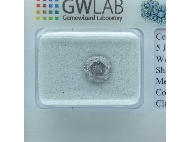 Natuurlijke diamant van 1,08 karaat - afbeelding 1 van  5