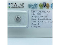 Natuurlijke diamant van 1,08 karaat - afbeelding 3 van  5