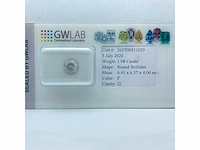 Natuurlijke diamant van 1,08 karaat - afbeelding 4 van  5