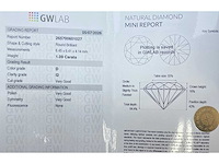 Natuurlijke diamant van 1,09 karaat - afbeelding 2 van  5