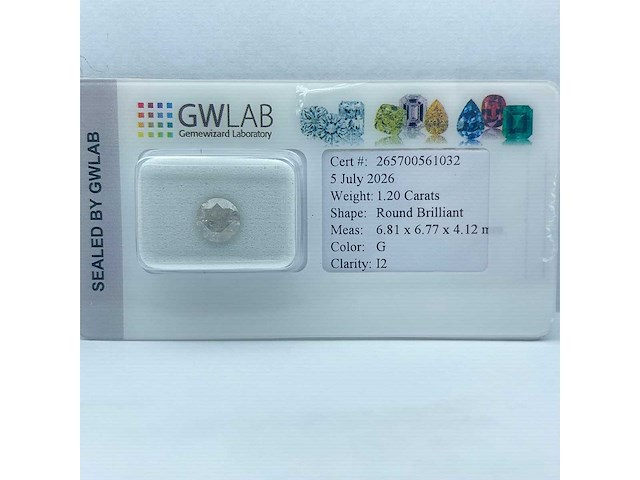 Natuurlijke diamant van 1,20 karaat - afbeelding 3 van  5