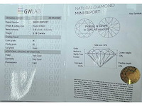 Natuurlijke diamant van 3,19 karaat kleur h - afbeelding 2 van  3