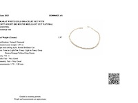 Natuurlijke diamanten – exclusieve 18k witgouden armband – 1.97ct, 2025 - afbeelding 7 van  7