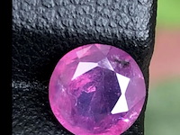 Natuurlijke kashmir saffier | 1.25ct, roze - afbeelding 1 van  1