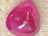 Natuurlijke robijn - burma (myanmar) | 0.77ct, rood - afbeelding 3 van  4