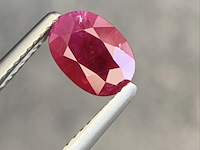 Natuurlijke robijn - burma (myanmar) | 1.63ct, roze / rood