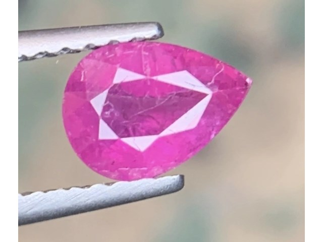 Natuurlijke ruby | 0.90ct, roze - afbeelding 1 van  1