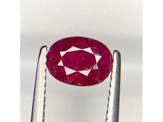 Natuurlijke ruby | 1.50ct, rood - afbeelding 1 van  1