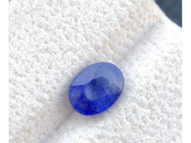 Natuurlijke saffier - madagaskar | 1.63ct, blauw - afbeelding 2 van  3