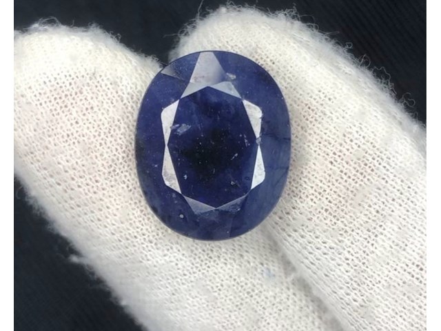 Natuurlijke saffier | 21.40ct, blauw - afbeelding 1 van  1