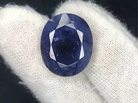 Natuurlijke saffier | 21.40ct, blauw - afbeelding 1 van  1