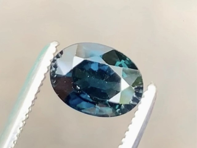 Natuurlijke teal saffier | 1.10ct, blauw / groen - afbeelding 1 van  1