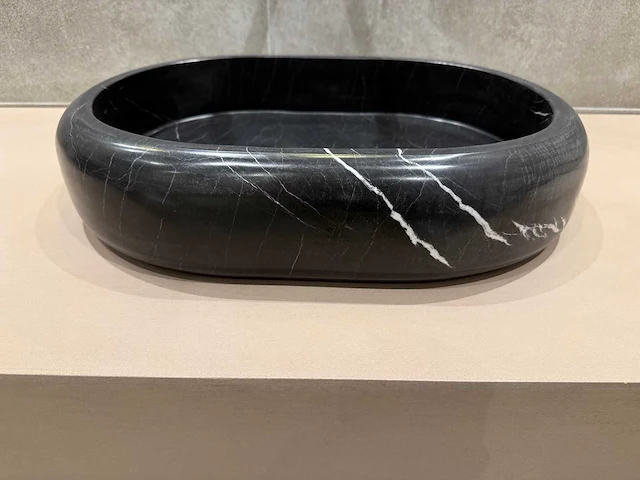 Natuursteen - oval - waskom - afbeelding 17 van  18