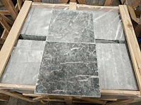 Natuursteen blauwe hardsteen 40x40x3 cm tegel 42,24 m² - afbeelding 1 van  8