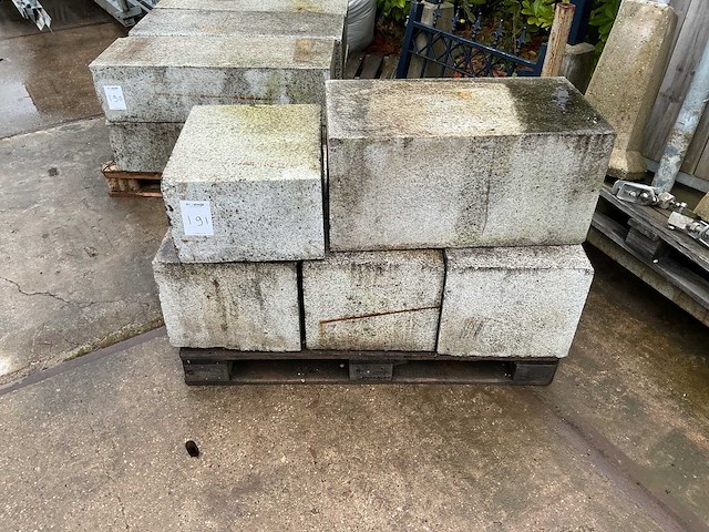 Natuursteen blok graniet (5x) - afbeelding 1 van  4