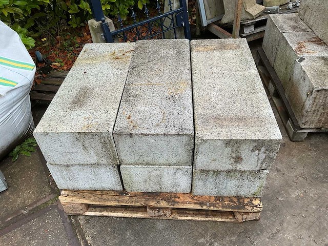 Natuursteen blok graniet (6x) - afbeelding 1 van  3