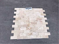 Natuursteen light travertin mozaïek 29x30,5 cm tegel 10 m²