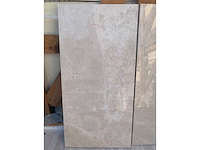 Natuursteen marmer beige gepolijst 30x60x2 cm tegel 36 m² - afbeelding 2 van  5