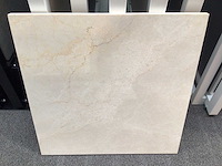 Natuursteen marmer beige gepolijst tegel 60x60x2 cm 54 m² - afbeelding 2 van  7