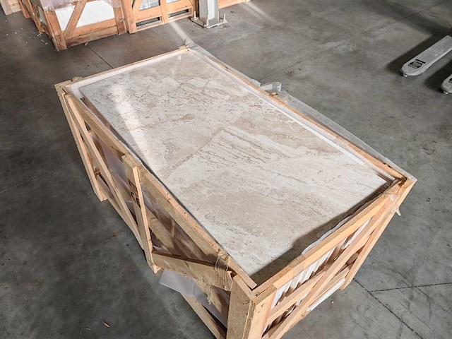 Natuursteen marmer beige gepolijst vloertegel 61x121,9 cm 36,44 m² - afbeelding 5 van  7