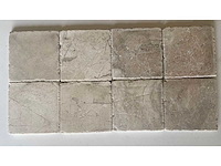 Natuursteen marmer beige mat vloertegel 10x10x1 cm 63 m² - afbeelding 1 van  4