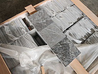 Natuursteen marmer black honed vloertegel 20x20 cm 27,2 m² - afbeelding 4 van  6