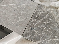 Natuursteen marmer black honed vloertegel 20x20 cm 27,2 m² - afbeelding 5 van  6