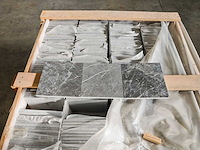 Natuursteen marmer black honed vloertegel 20x20 cm 27,2 m² - afbeelding 1 van  6