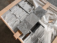 Natuursteen marmer black honed vloertegel 20x20 cm 27,2 m² - afbeelding 3 van  6