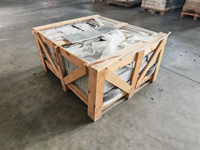 Natuursteen marmer black honed vloertegel 20x20 cm 27,2 m² - afbeelding 2 van  6