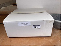 Natuursteen marmer blauw waskom 32x15 cm - afbeelding 4 van  5