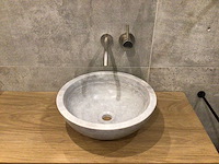 Natuursteen marmer grey waskom 40,6x15 cm