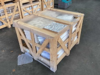 Natuursteen marmer grijs 2x5 cm mozaïek tegel 10 m² - afbeelding 2 van  8