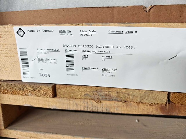 Natuursteen marmer wit/grijs gepolijst 45,7x45,7 cm tegel 106,5 m² - afbeelding 7 van  8