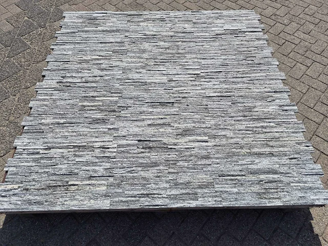 Natuursteen muurbekleding (ca.80m²) - afbeelding 4 van  5