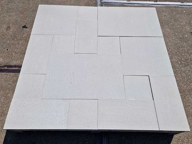 Natuursteen tegels. wildverband (ca. 20.16m²) - afbeelding 1 van  3