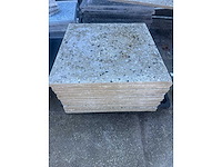 Natuursteen terrazzo tegels 60×60 cm – 15 stuks / ca. 5,40 m² - afbeelding 1 van  2