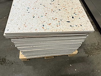 Natuursteen terrazzo tegels 60×60 cm – 35 stuks / ca. 12,60 m² - afbeelding 2 van  4