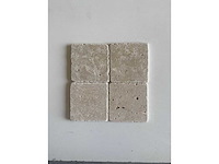 Natuursteen travertin ivory vloertegel 10x10 cm 30 m² - afbeelding 4 van  4